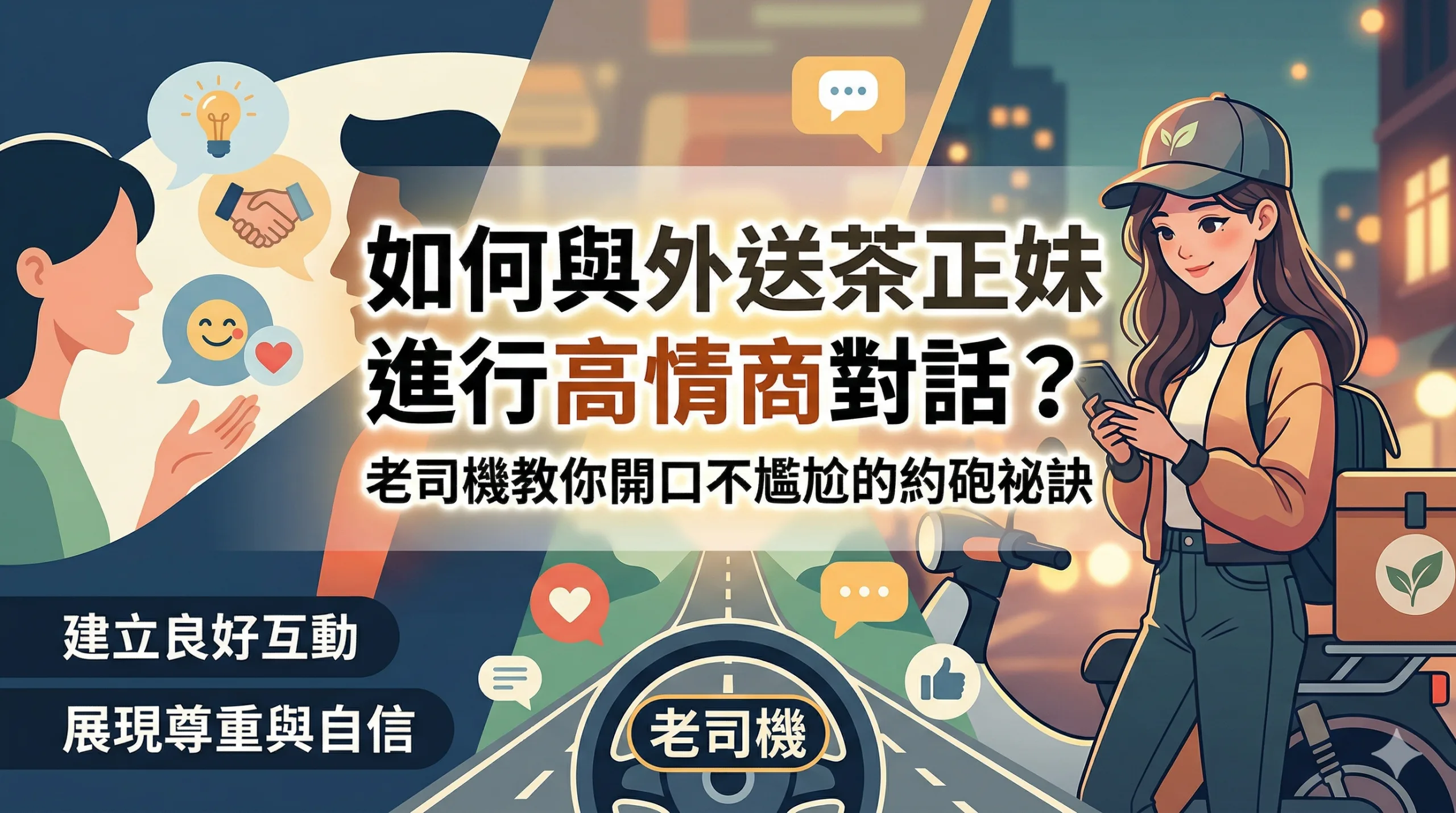 如何與外送茶正妹進行高情商對話