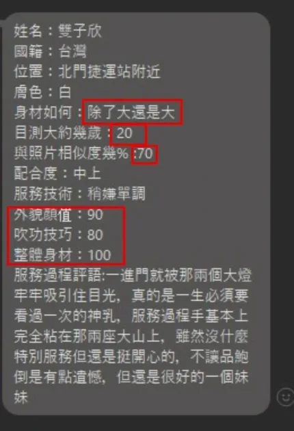 台北約砲-雙子欣