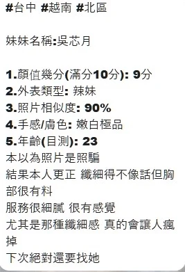 台中約砲-吳芯月